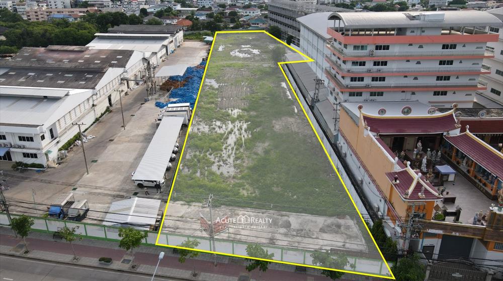 ขายที่ดินผังสีม่วงติดถนนบางขุนเทียน-ชายทะเลที่ดิน ใกล้ถนนพระราม 2 L-630810-0002 