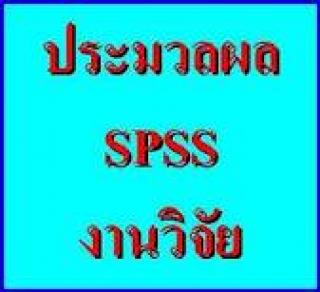ให้บริการสอน ติว หรือปรึกษาทำงานวิจัยต่างๆ วิทยานิพนธ์ รายงานศึกษาค้นคว้าอิสระ ประมวลผล SPSS  1