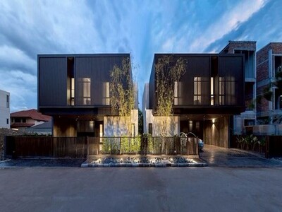 ลดราคาแรง พูลวิลล่า สไตล์โมเดิร์น สร้างใหม่ แต่งครบ หางดง 