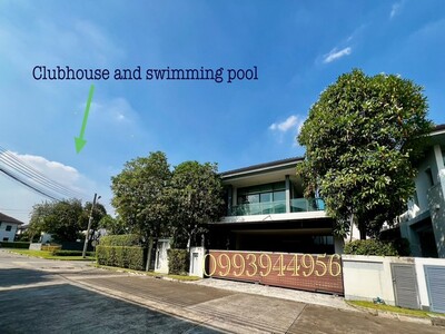 ให้เช่าบ้านหลังใหญ่ เฟอร์ครบ 5ห้องนอน 4ห้องน้ำ พร้อมห้องแม่บ้าน 