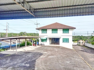 ขายโรงงาน นิคม WHA4 3.6กม. 8ไร่ ตลาดแยกพวงมาลัย 2ชั้น แม่น้ำคู้ 2