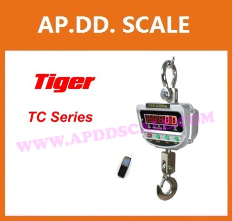 เครื่องชั่งดิจิตอล เครื่องชั่งแขวน 600กิโลกรัม-15ตัน ยี่ห้อ TIGER ส่งฟรีกทม.