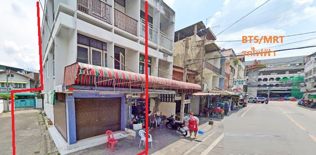  ให้เช่าอาคารพาณิชย์ห้องมุม 3ชั้น รถไฟฟ้าสายสีชมพู สนามบินน้ำ 59 เมตร ถนนใหญ่ติวานนท์ แยกแคราย ออฟฟิศ 2นอน 18ตร.ว  เดอะมอลล์ งามวงศ์วาน