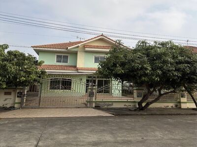 ขายบ้านเดี่ยว 2 ชั้น หมู่บ้านพูนสุขสบาย อำเภอคลองหลวง จังหวัดปทุม