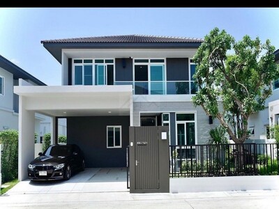ขายบ้านเดี่ยว 2 ชั้น 62 ตรว. 4 นอน มัณฑนา2 บางนา กม.7 ใกล้เมกะบาง