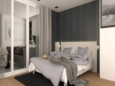 นครพิงค์ห้วยแก้ว  คอนโดรีโนเวทใหม่พร้อมอยู่ วิวภูเขา 