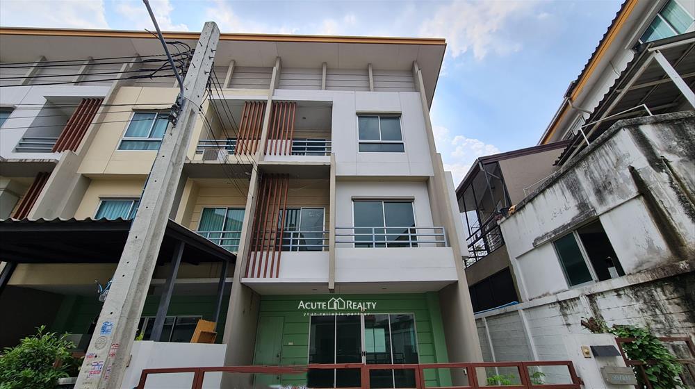 ขายทาวน์เฮาส์ 3 ชั้น เทมโป้ ทาวน์ รัตนาธิเบศร์ - ไทรม้า ซอยบางรักน้อย 16 ใกล้ MRT สถานีไทรม้า