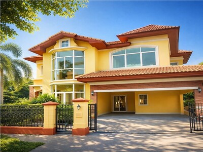 4นอน 118ตร.วา. ติดถนนรังสิต-นครนายก คลอง 3 เช่าบ้านภัสสร 2 ชั้น 