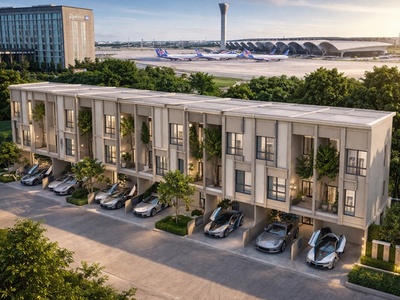 ARL ลาดกระบัง 900 ม. รอยัลลาดกระบังกอล์ฟ ทาวน์โฮม 3 ชั้น 3-4นอน 