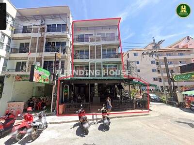 ขายอาคารพาณิชย์ 4 ชั้น 37.5 ตร.วา พร้อมผู้เช่า ทำเลทอง