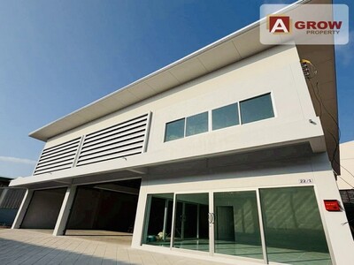 อาคารโกดังพร้อมสำนักงานให้เช่า ขนาด 400 ตร.ม. บางบอน สร้างใหม่ 