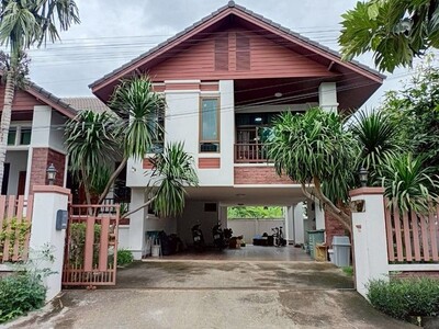 ให้เช่าบ้านสวย พร้อมอยู่  บรรยากาศดี รวมโชค สันทราย 