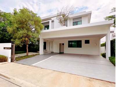 ขายบ้านเดี่ยวมัณฑนา85 วา 4ห้องนอน 5ห้องน้ำ แอร์ เฟอร์ ครบถนนบางนา
