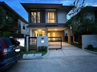 ให้เช่าบ้านเดี่ยว บุราสิริ  กรุงเทพกรีฑา เช่า 120,000 บาท 56 ตร.ว