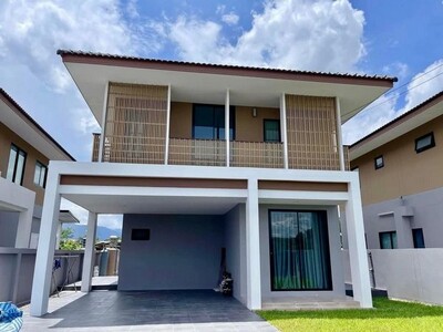 ให้เช่าบ้านเดี่ยว 2 ชั้น เฟอร์ครบ เป็นส่วนตัว หนองจ๊อม สันทราย