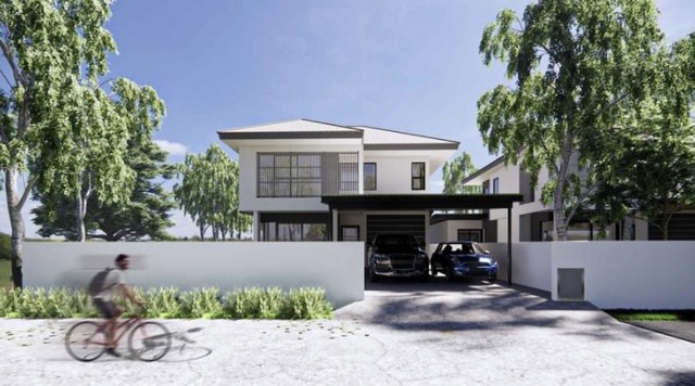 sale บ้าน D-Habitat ราชพฤกษ์ 5Bedroom5BR 12800000 BAHT   บรรยากาศร่มรื่น