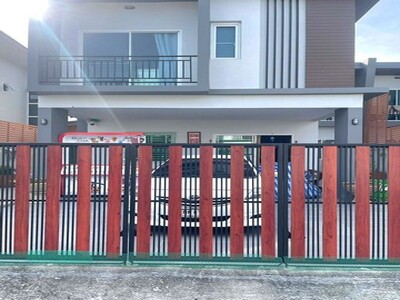 ให้เช่าบ้านเดี่ยว2 ชั้น สภาพบ้านใหม่1ปี ถนนหทัยราษฎร์ ไทยรามัญ 