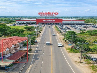ตลาดต้นสน 500 ม. เช่าอาคารพาณิชย์ 3 ชั้น 9 นอน Makroมหาสารคาม 1.1