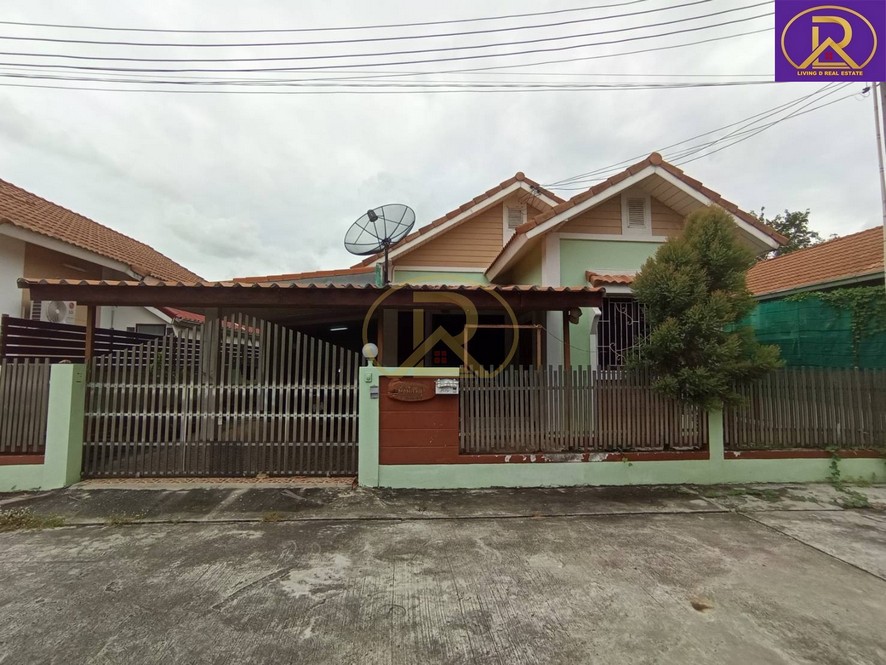 ขายถูกไม่ถึง2ล้าน บ้านเดี่ยว ชั้นเดียว หมู่บ้านอยู่สบาย ติดถนนศุขประยูร ใกล้อมตะซิตี้ชลบุรี ใกล้สี่แยกมาบโป่ง พานทอง ชลบุรี 