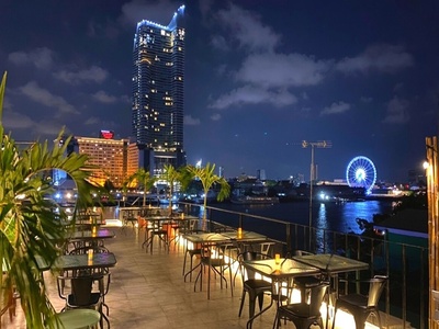เซ้งร้านอาหาร Rooftop ริมแม่น้ำเจ้าพระยา ฝั่งเจริญนคร วิวแม่น้ำ