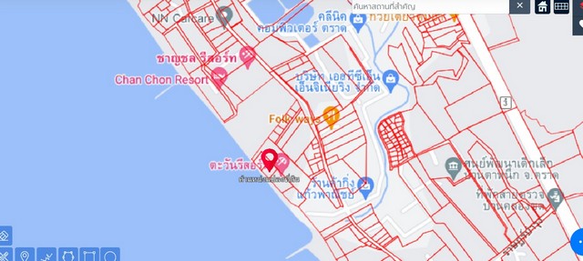 ขายที่ดินติดทะเลจังหวัดตราด5ไร่เหมาะสร้างโรงแรมร้านอาหาร