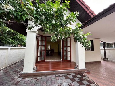 ให้เช่าบ้านเดี่ยว45 ตรว. ย่านบางนาลาซาล หมู่บ้านลาซาลนิเวศน์