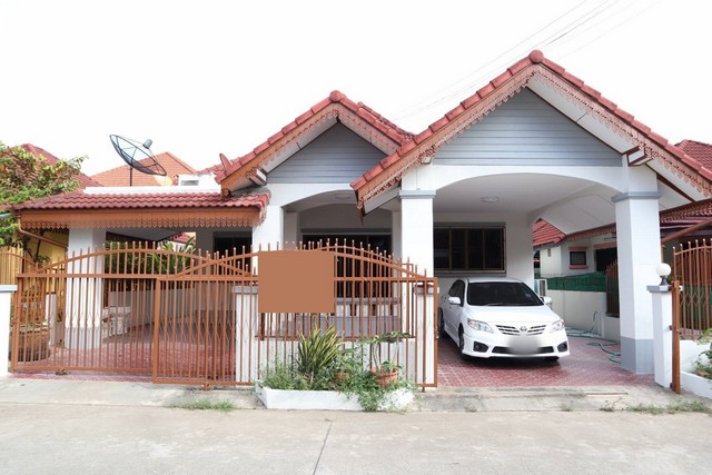 T01917 ให้เช่าบ้านเดี่ยว หมู่บ้านพิมุกต์ 1 ใกล้แยกรวมโชค บ้านพึ่งรีโนเวทเสร็จ สภาพใหม่มาก
