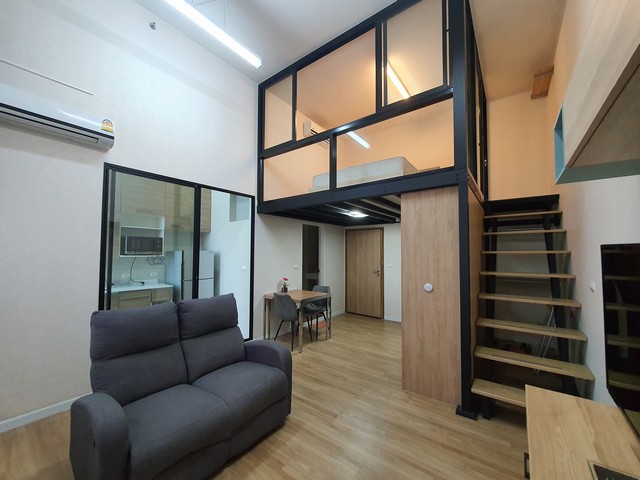 M6566ขายหรือให้เช่าคอนโด Blossom Condo @Fashion Altitude ห้อง Duplex ชั้น21 ใกล้ห้างแฟชั่นไอส์แลนด์ 