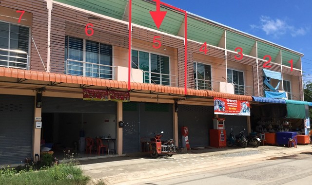 อาคารพาณิชย์ใกล้ตลาดเทสโก้ สาขาชนบท อำเภอชนบท จังหวัดขอนแก่น PKK04-06007