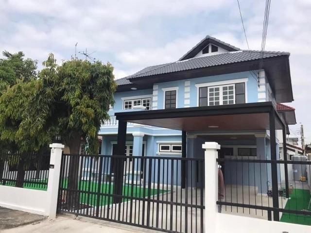 ให้เช่าบ้านเดี่ยว 2ชั้น หมู่บ้านมณียา ท่าอิฐ รัตนธิเบศน์ ไทรม้า นนทบุรี   บ้าน Renovateใหม่  ราคา  29,000 