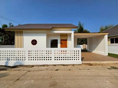 โซนดอยสะเก็ด ขาย 2.29 ล้าน บ้านใหม่ชั้นเดียว สไตล์ Minimal Muji