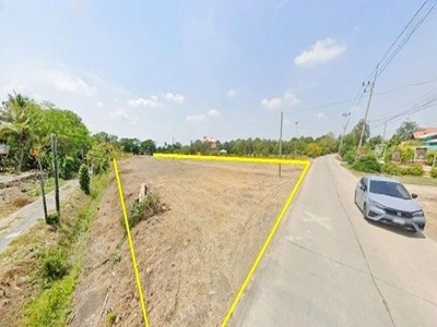 ลำโพ ลาดหลุมแก วัดบ่อเงิน 1.1 กม. หน้าติดถนน เช่าที่ดินใหญ่ 5 ไร่