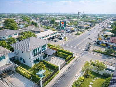 บึงคำพร้อยเช่าบ้านเดี่ยว  4 นอน 58ตร.ว. 230 ตร.ม.ตลาดใหญ่ลำลูกกา 