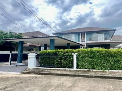 บ้านเดี่ยว 2 ชั้น บ้านสวย ร่มรื่น โครงการ กาญจน์กนกวิลล์8 แม่โจ้