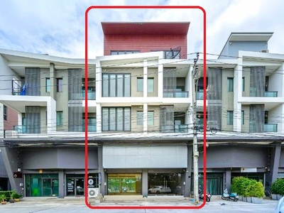 ถ.สุขาภิบาล​5​ 495ตร.ม.วัชรพล ให้เช่า-ขายอาคาร 3.5 ชั้น 45ตร.วา. 