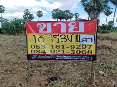 ขายที่ดิน ราคาถูก  16-3-0 ไร่  ติดร้านขนมจีนก้ามปู  เมืองพิษณุโลก