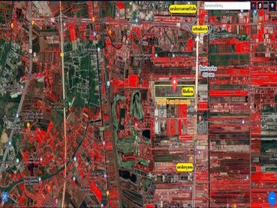 ขายที่เปล่าติดถนนพหลโยธินผังเมืองสีส้มใกล้ศูนย์ประชุมธรรมศาสตร์