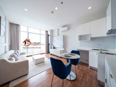 ให้เช่า คอนโด The Coast Bangkok ใกล้ BTS บางนา ชั้น 25 ตึก B 