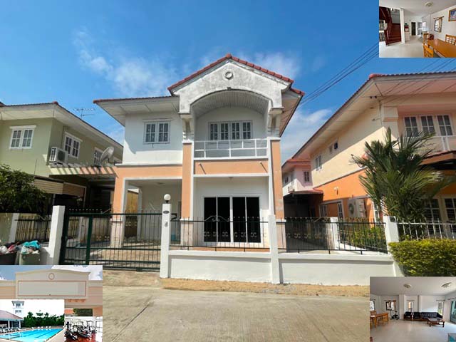 ไม่เคยอยู่ เฟอร์หรู บ้านใหม่ 2 ชั้น เซนทรัล เวสเกต วัดศรีประวัติ ปิ่นเกล้า  บางกรวย นนทบุรี 3นอน 2น้ำ เครื่องซักผ้า 
