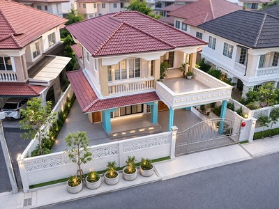 เซ็นทรัล เวสต์เกต 2.5กม. บ้านเดี่ยว 2ชั้น 4นอน 3น้ำ  54 ตร.ว. 