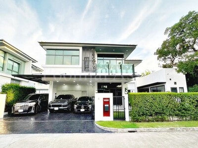 บ้านเดี่ยวเศรษฐสิริ (ศรีนครินทร์–พระราม9)  หลังมุม ติดสวน 