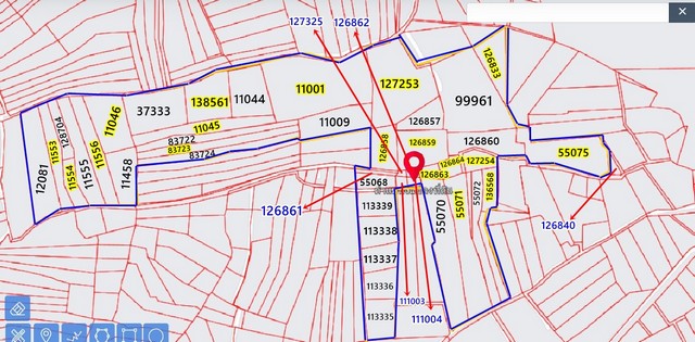 ขายที่ดิน 370 ไร่ชัยภูมิเหมาะทำฟาร์มโซล่าเซล์ล เป็นไร่มัน ผังเมืองสีเขียว ห่างสถานีไฟฟ้าแรงสูงชัยภูมิ2 เพียง 650 เมตร