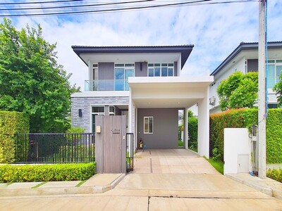 ขายบ้านเดี่ยว มัณฑนา เวสต์เกต 4 ห้องนอน 4 ห้องน้ำ พร้อมสวนข้างบ้า