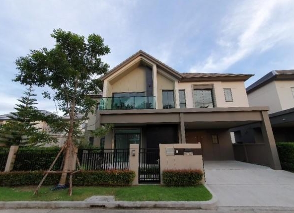  ให้เช่าบ้านเดี่ยว 2ชั้น บางกอก บูเลอวาร์ด สาทร-ปิ่นเกล้า2 บางกรวย จงถนอม 4ห้องนอน4ห้องน้ำ