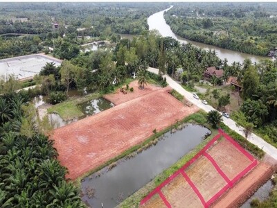 ขายที่ดินเปล่าจัดสรร ติดโครงการเดอะ ริเวอร์ เรสสิเดนซ์ สุราษฎร์ธา