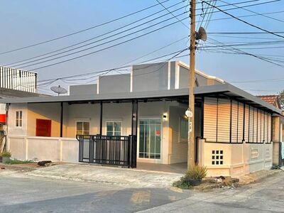 ANN-401 หมู่บ้านพิมลราช 1  ถนนเมน บ้านหลังมุม ค้าขายได้