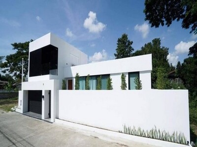 บ้าน 2 ชั้น สไตล์โมเดิร์น พร้อมเฟอร์นิเจอร์ทั้งหมด สารภี