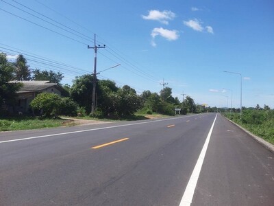 ขายที่ดิน67-5-45 ไร่ บ้านโป่งราชบุรีหน้ากว้างติดถนน 400 เมตร