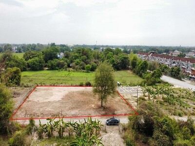 ขายที่ดินทำเลดีหางดงน้ำไฟพร้อมสร้างบ้านได้เลย