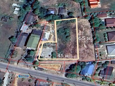 ขายด่วน  ที่ดินทำเลทองแปลงมุม ใกล้หาดสวนสน ระยอง